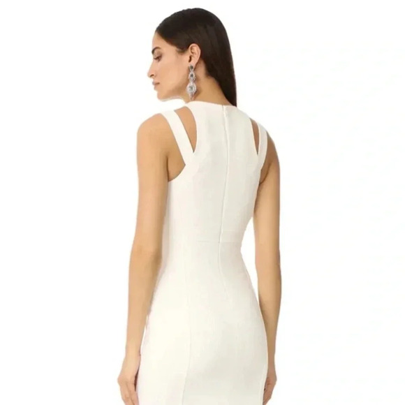 CINQ A SEPT NWT Black Henriette Cut Out Sheath Dress 4 - Picture 3 of 11